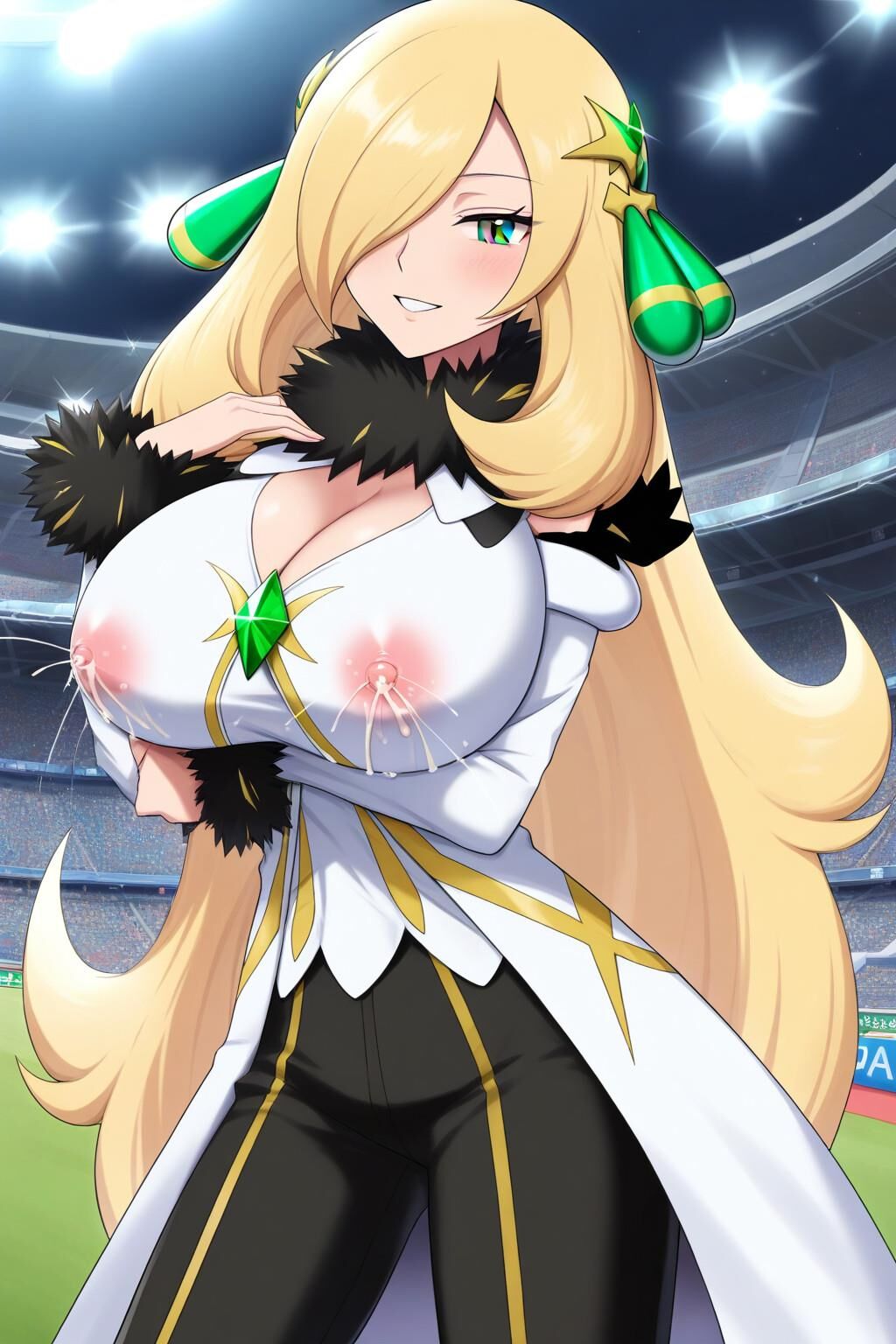 Cynthia arc suit pokemon masters ex lactating ai