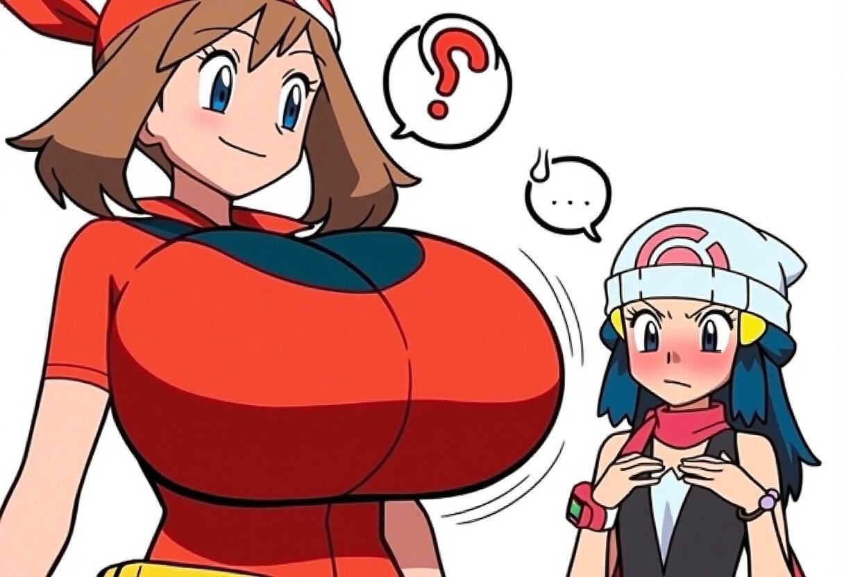 Mai Pokemon Anime Trainer RSE Riesentitten Laktation Ai