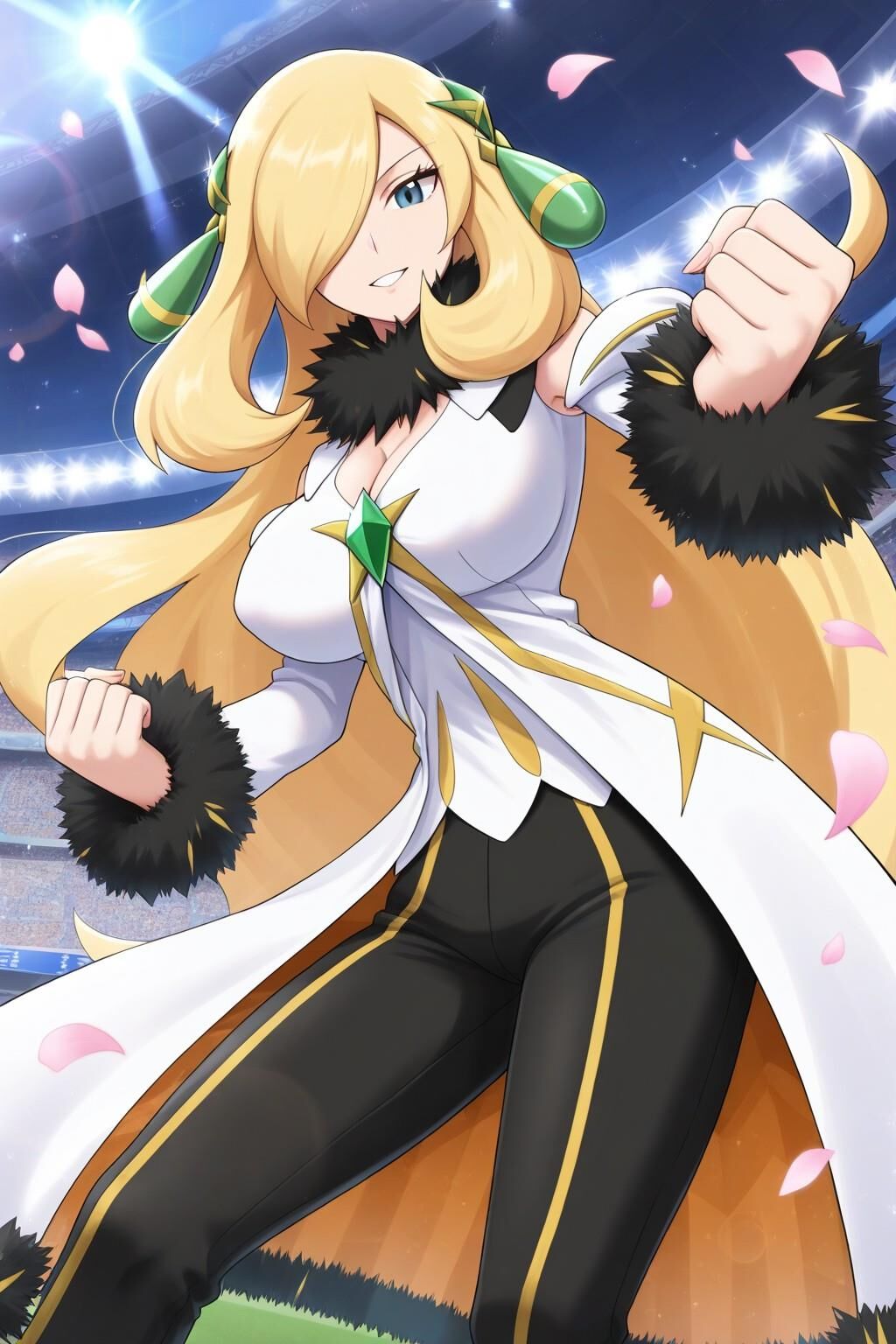 Cynthia arc suit pokemon masters ex lactating ai