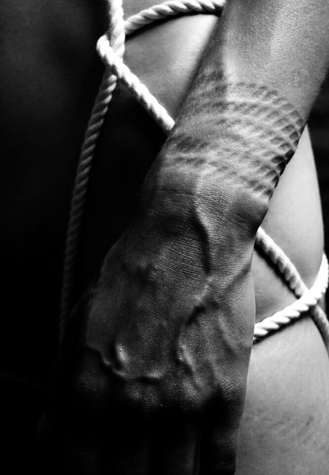 Beautiful Rope on Bare, Naked Flesh