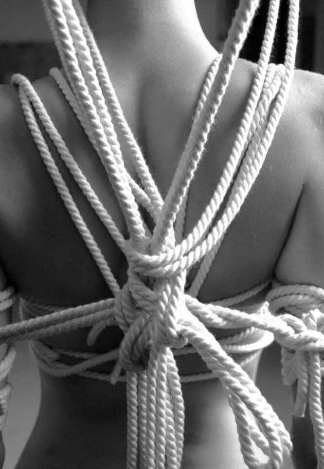 Beautiful Rope on Bare, Naked Flesh