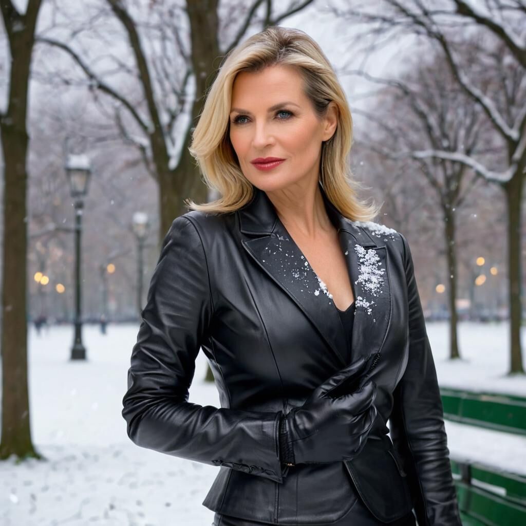 A.I. Leather Milfs in Winter Winderland