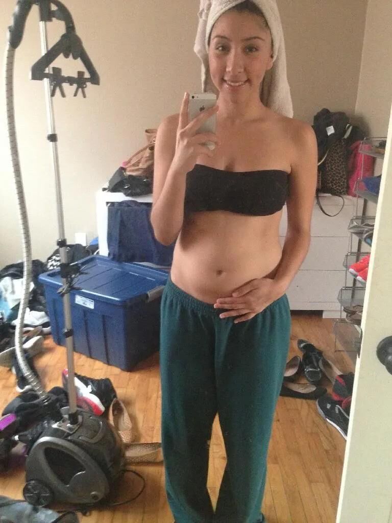 Pregnant latina teen