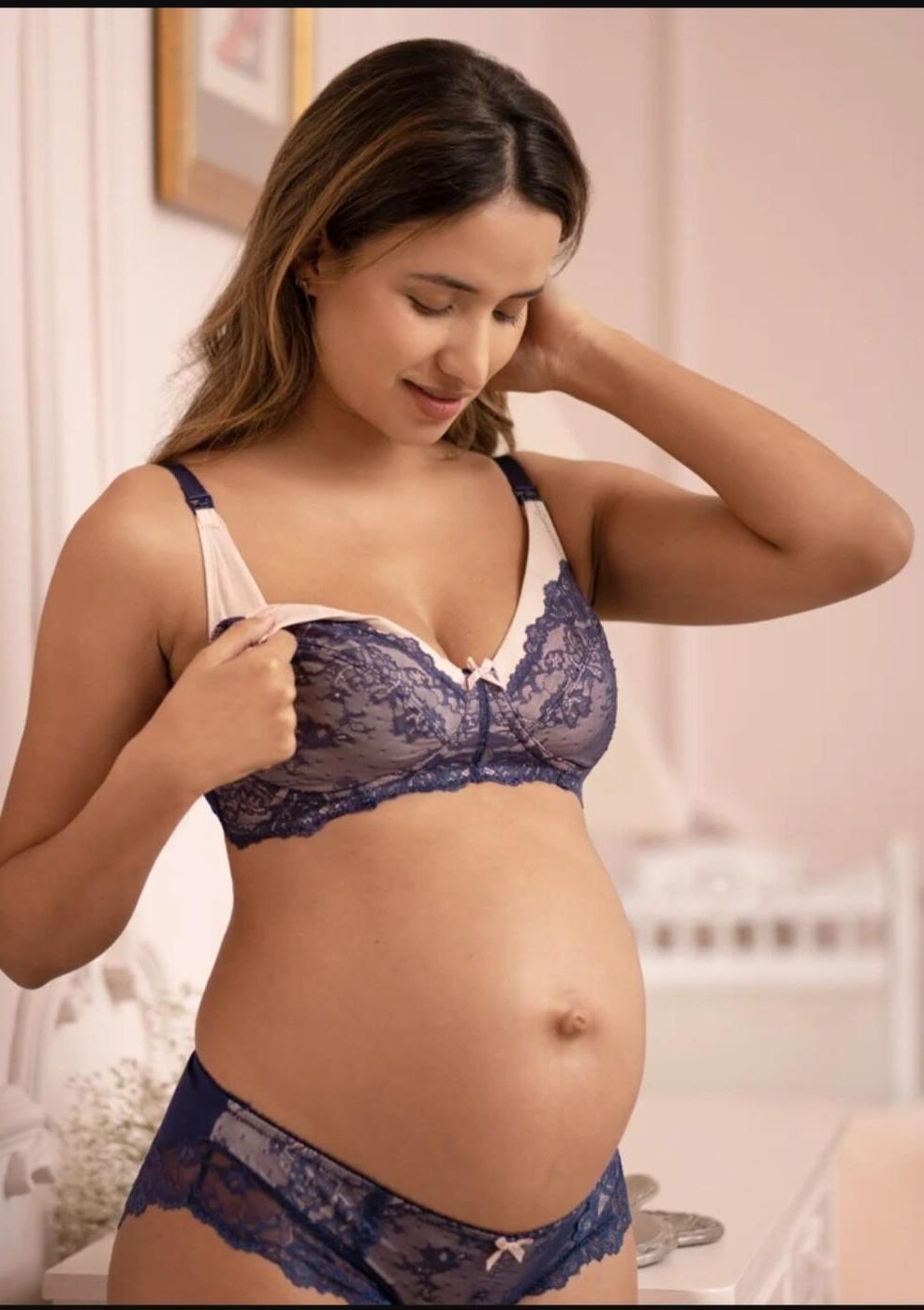 Lingerie and bikini mix pregnant edition 