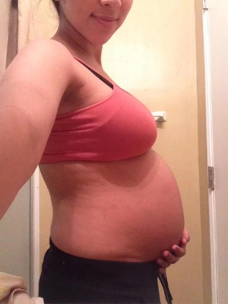 Pregnant latina teen