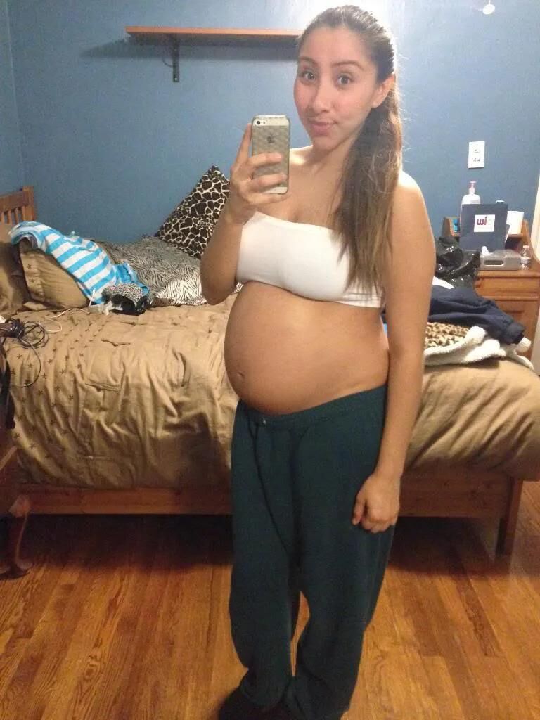 Pregnant latina teen