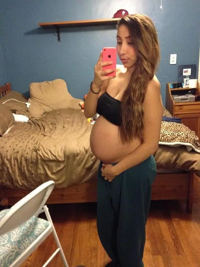 Pregnant latina teen