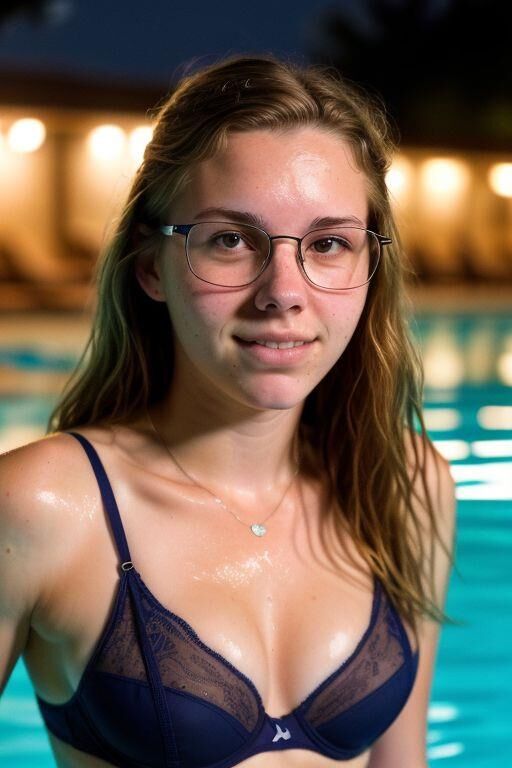 Allie at the Pool