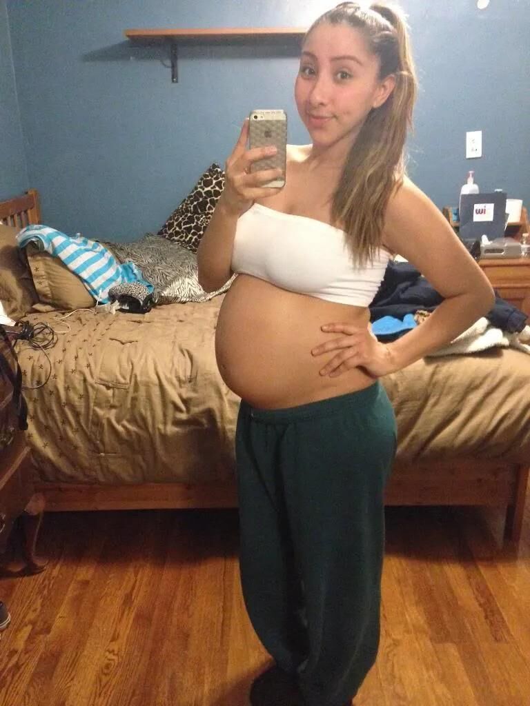 Pregnant latina teen