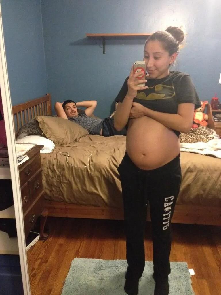 Pregnant latina teen