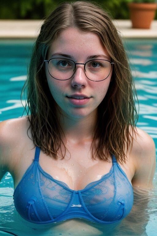 Allie at the Pool