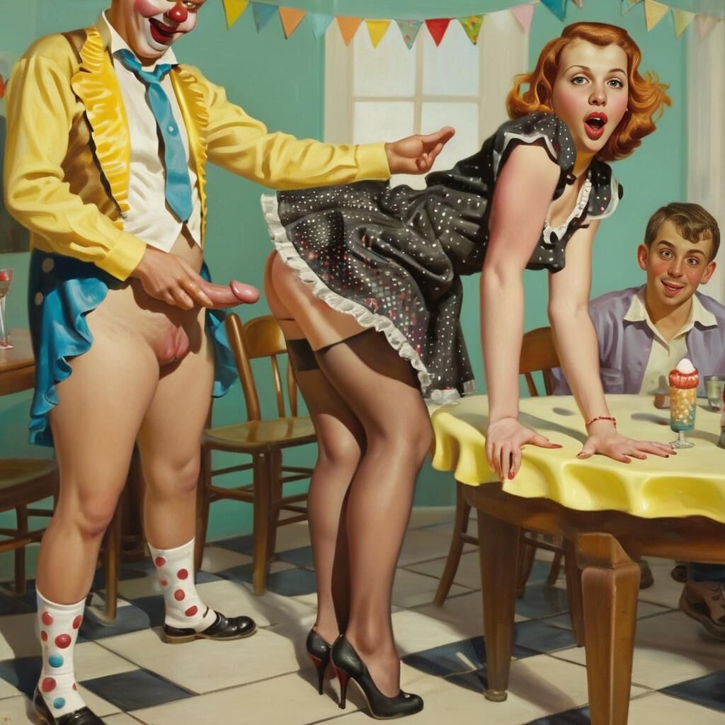 AI Generated : More Pinups, Party, and Clowns