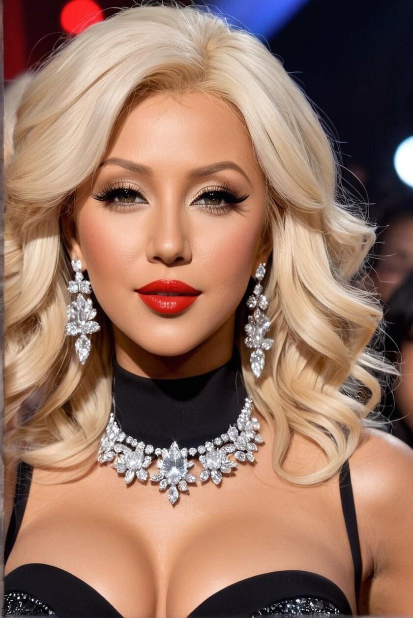 Christina Aguilera (InvokeAi)