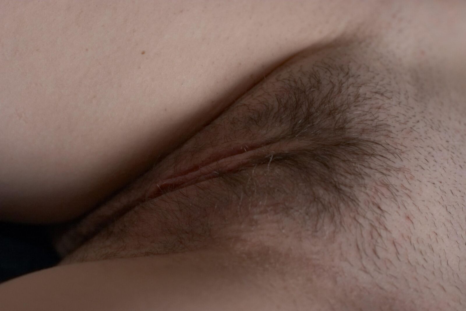 Hairy pussy on the Pale Prim Milf