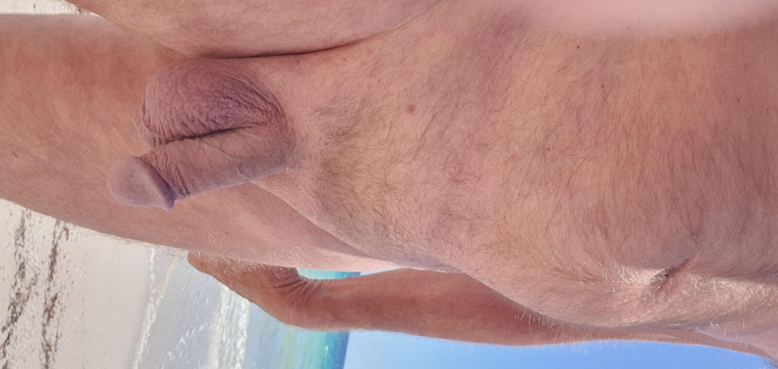 Nudist at the beach