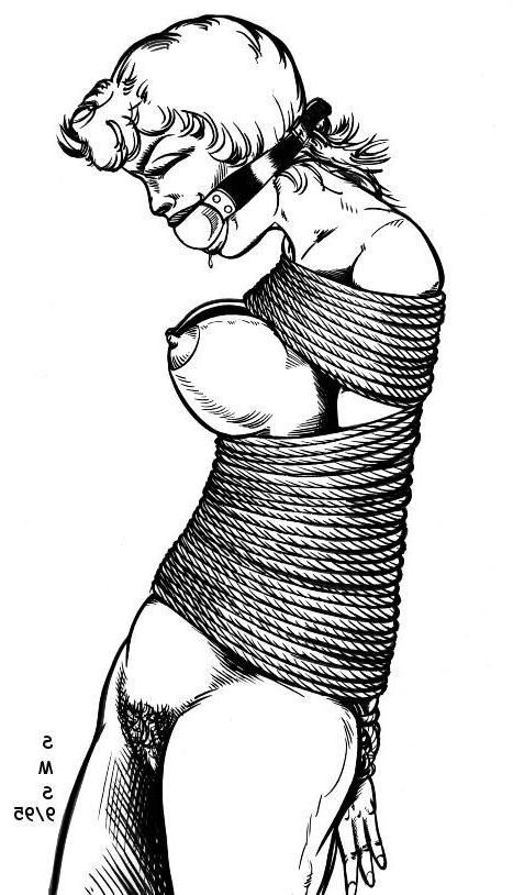 SMS slave bondage art