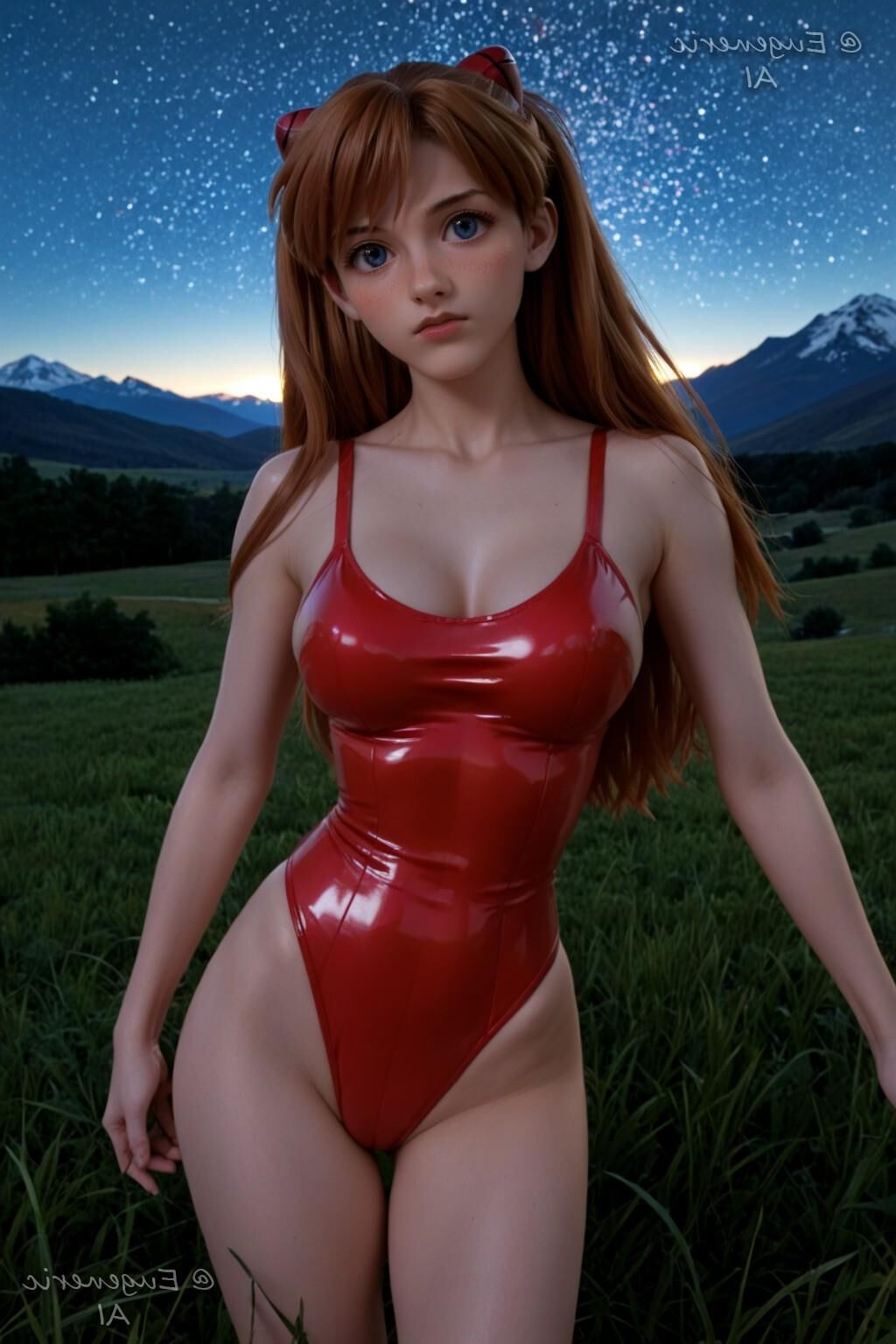 Artist Eugeneric AI Asuka Soryu Langley