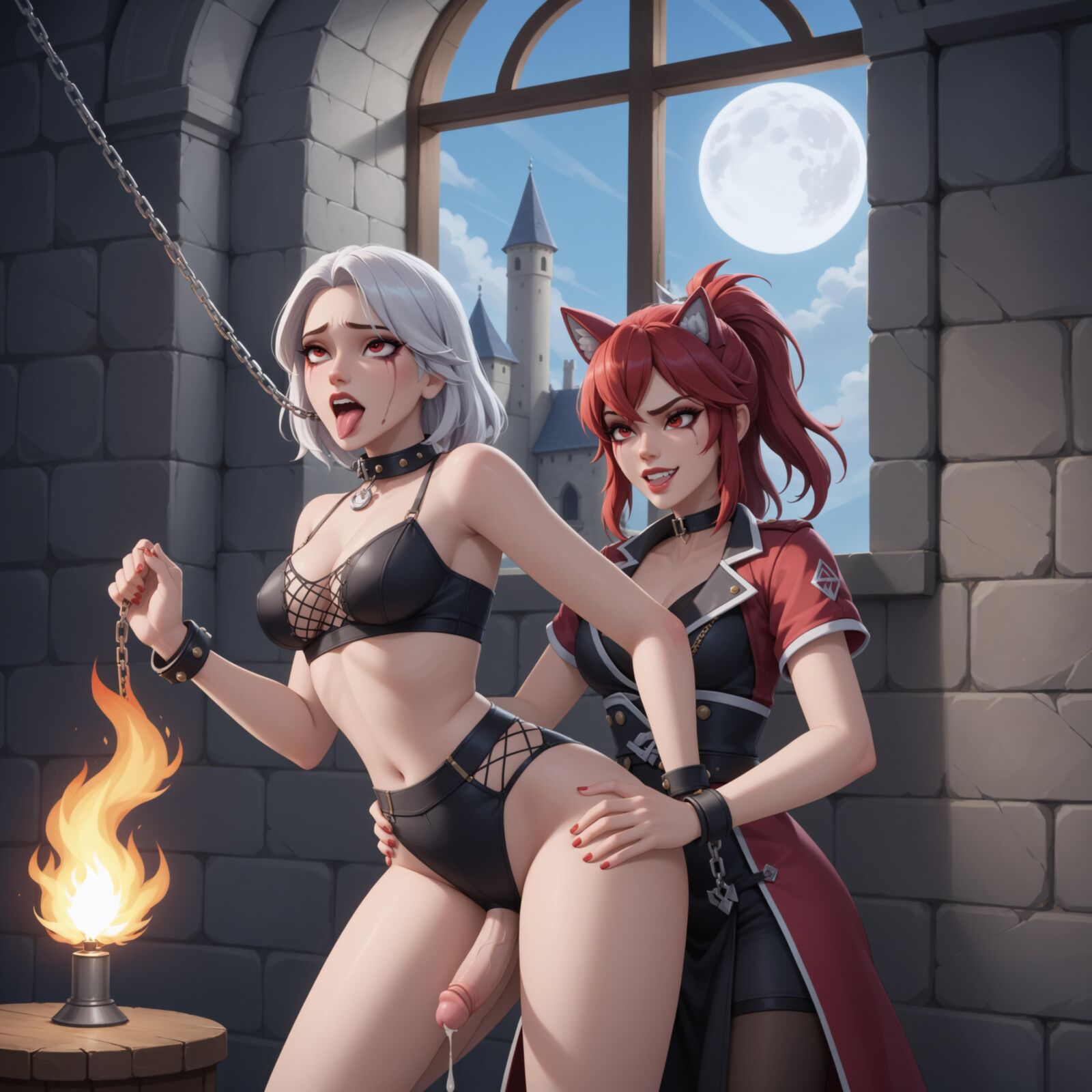 Obra de arte de Shemale y Futa Hentai AI [LousyArt]