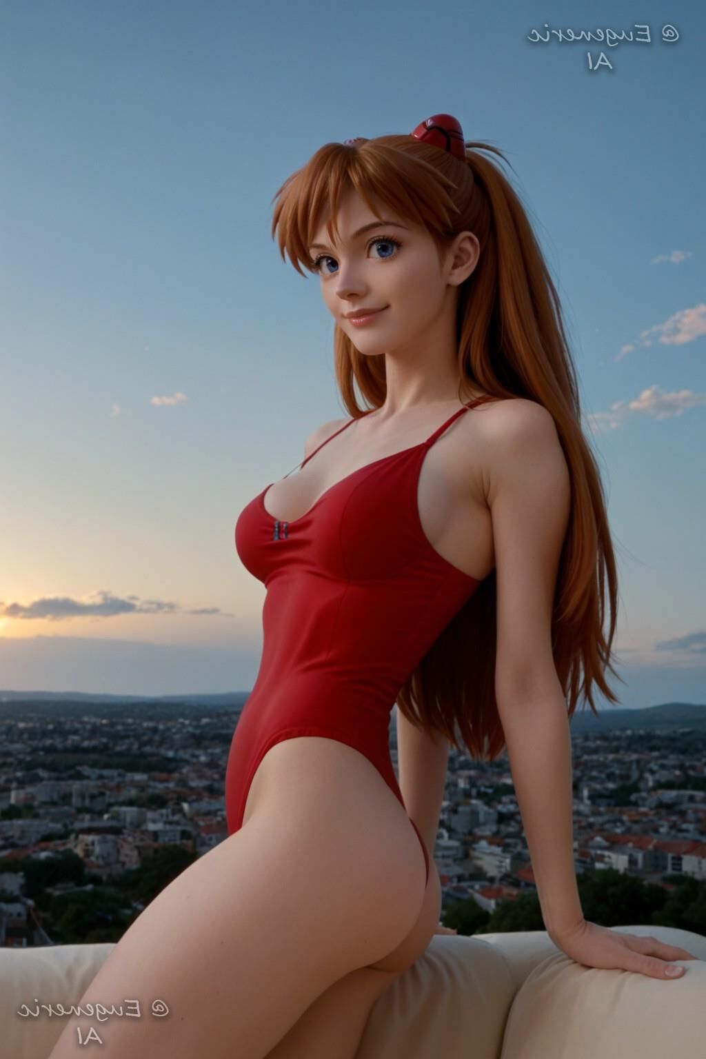 Artist Eugeneric AI Asuka Soryu Langley