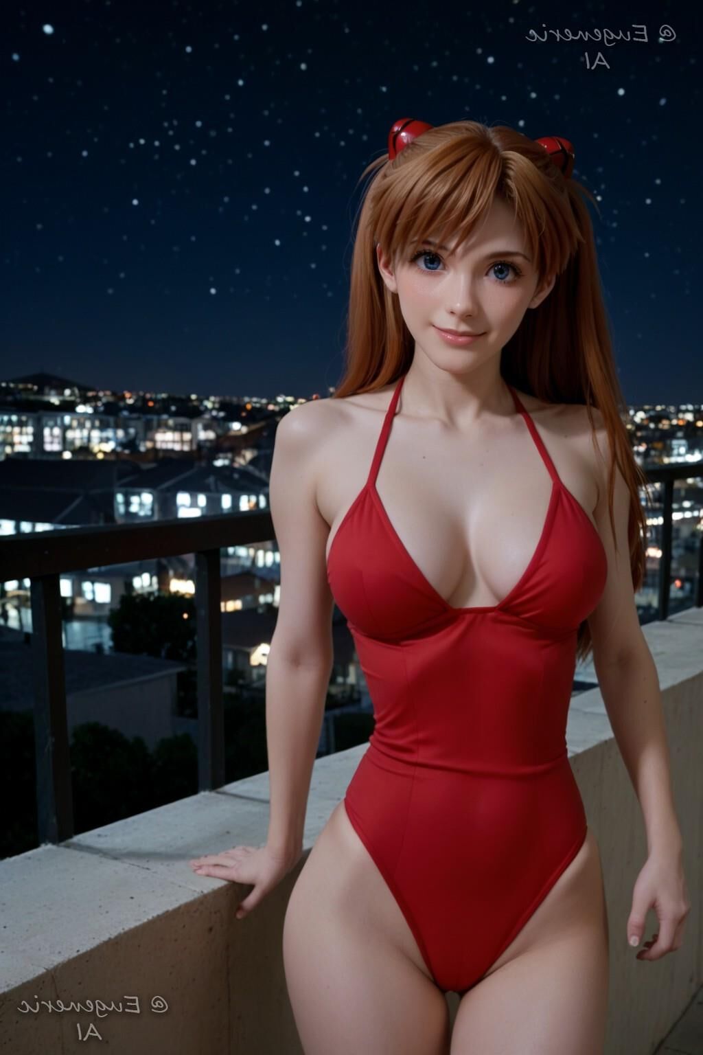 Artist Eugeneric AI Asuka Soryu Langley