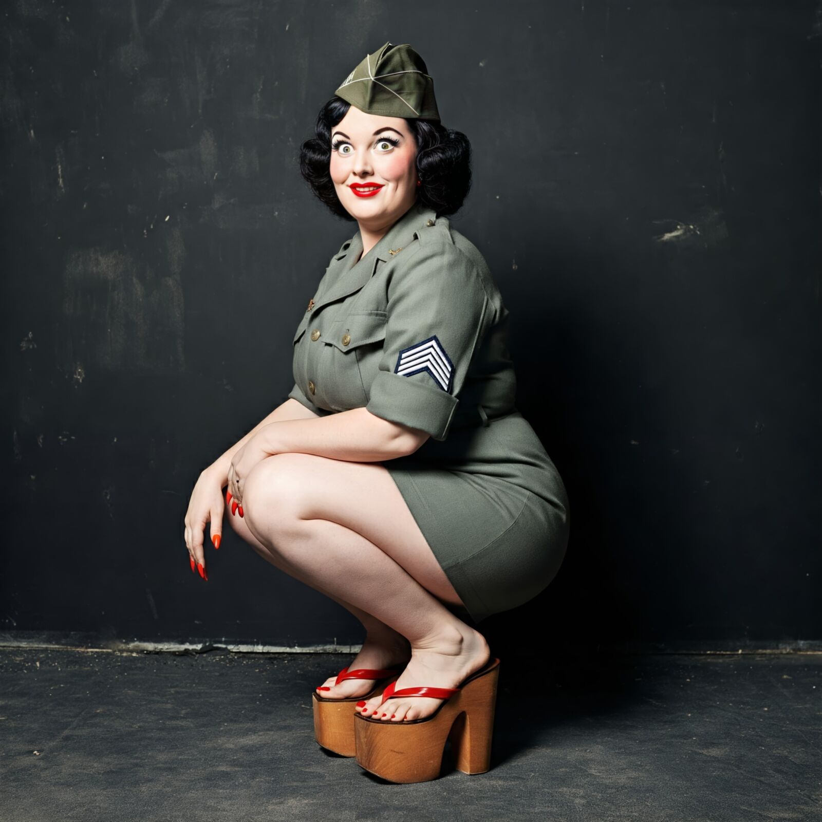 WW USAAF Pieds Filles