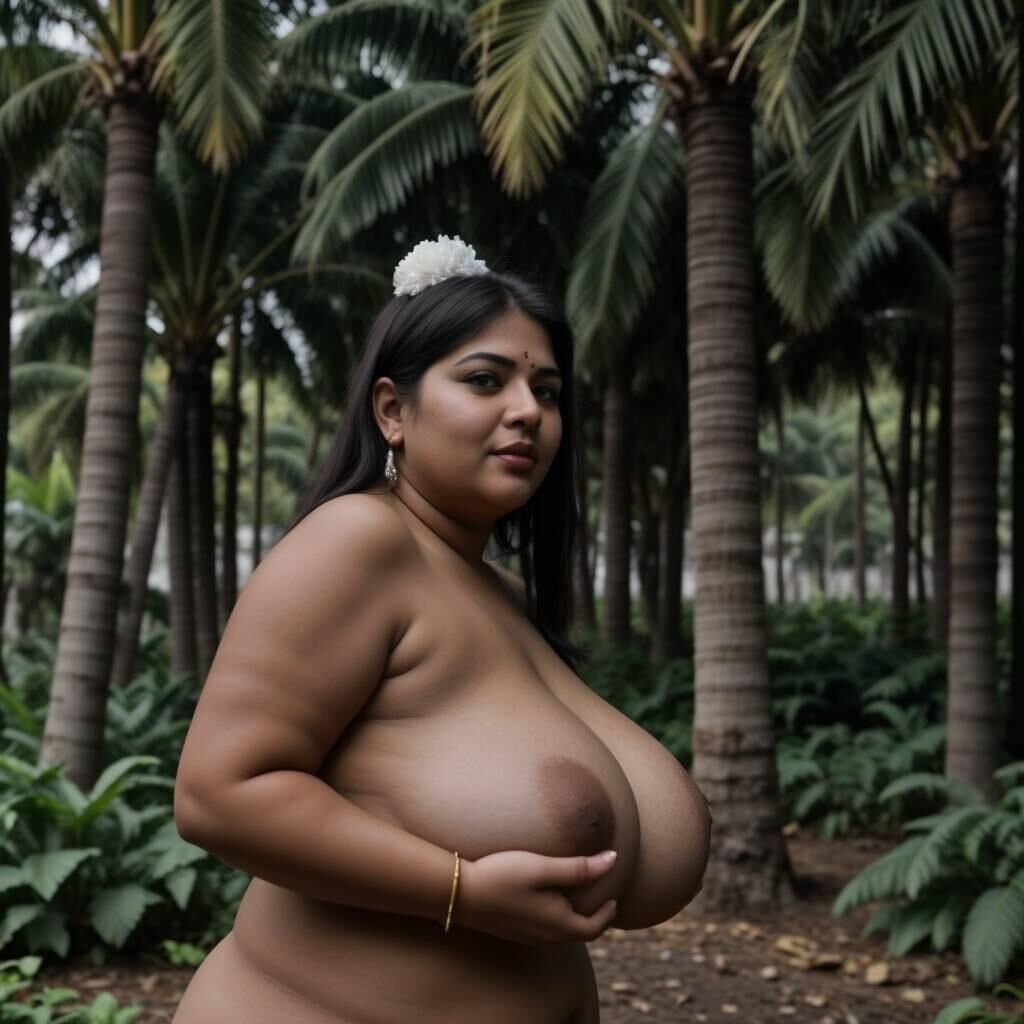 indian chubby in the forest