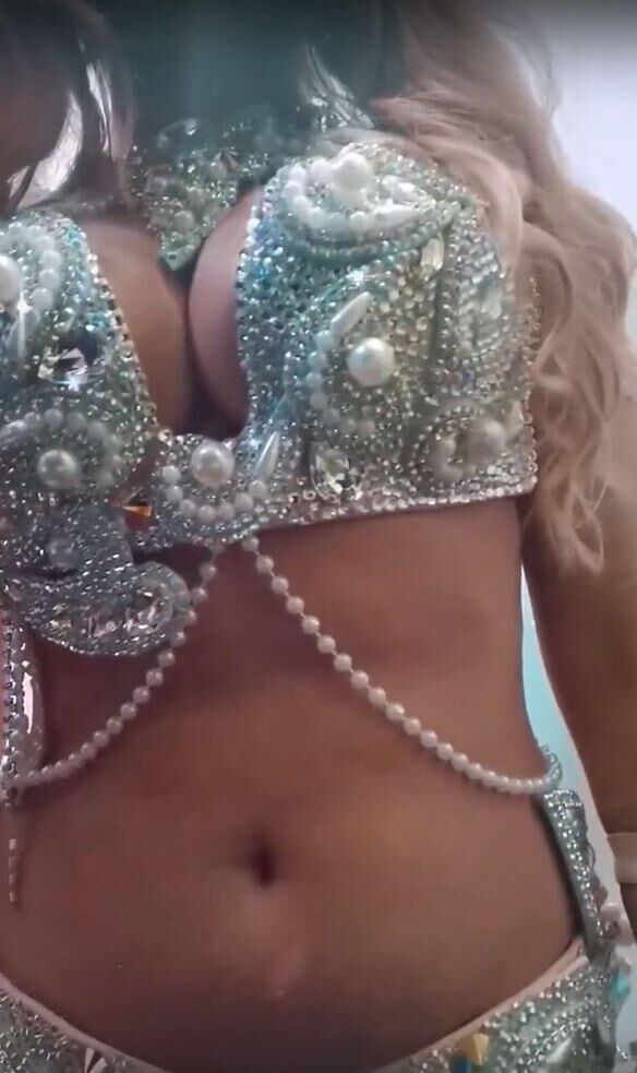 Delicious sexy seductive belly dancer