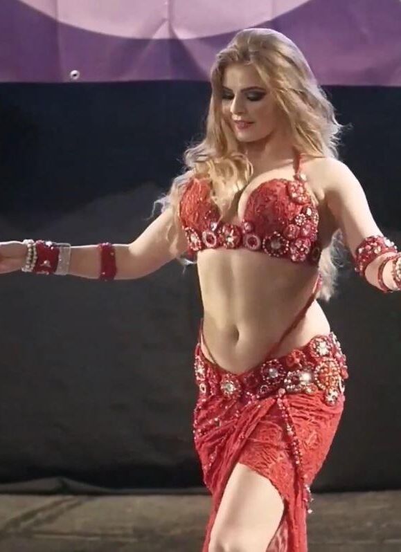 Delicious sexy seductive belly dancer