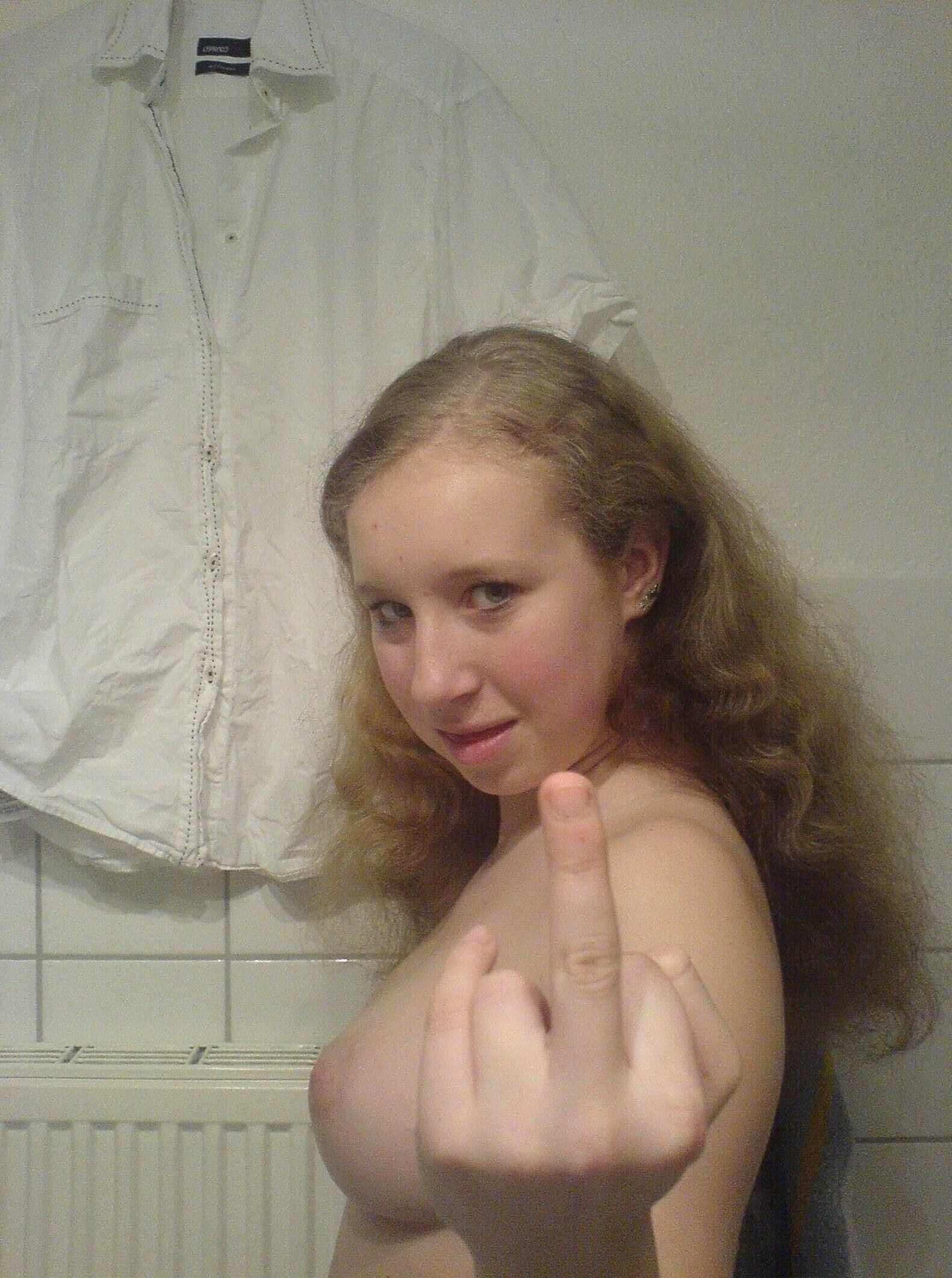 German teen girlfriend posing