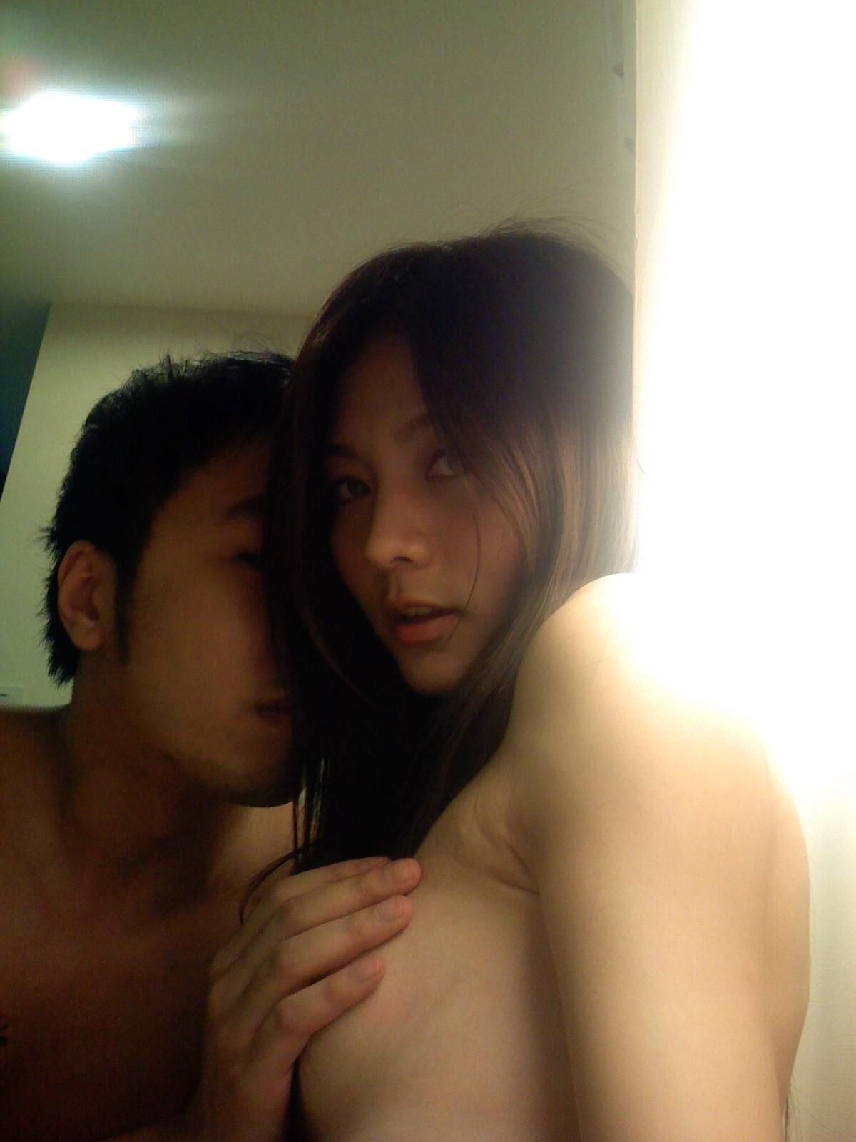 Asian couple home sex