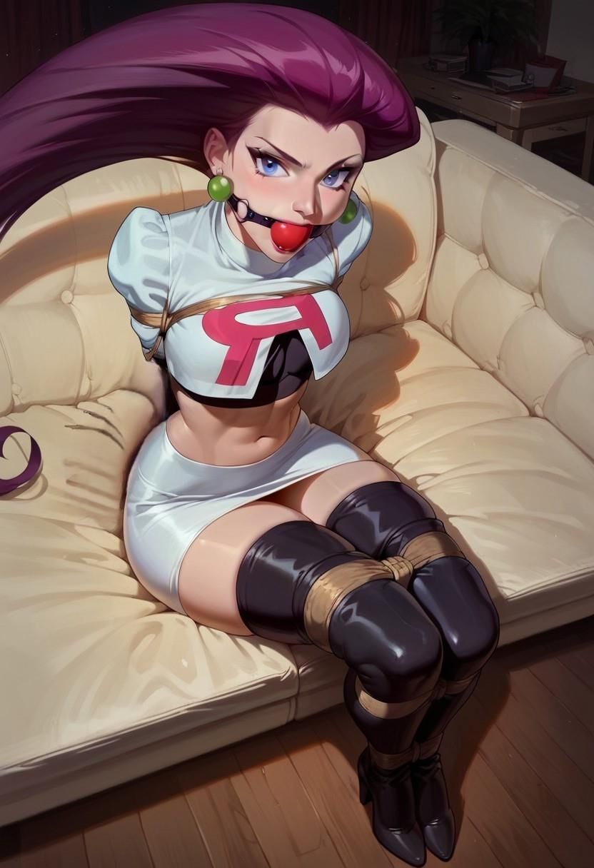 Pokemon-Team-Rakete Jessie-Bondage-Hentai