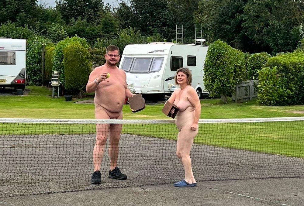 Nudist couple