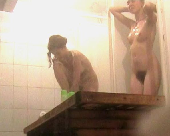 Hairy Teen in showerroom 