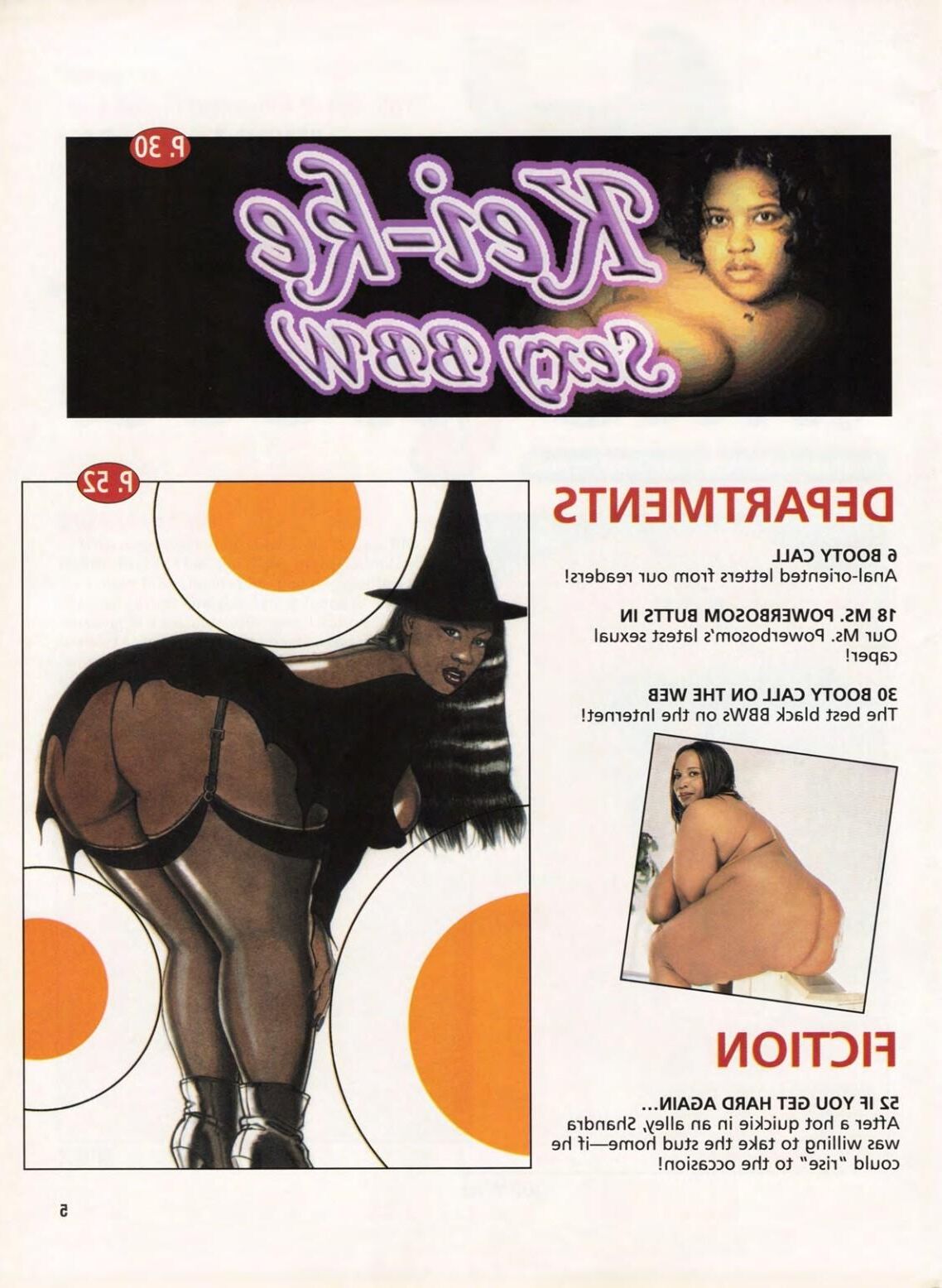 Big Black Butt Magazine Oktober