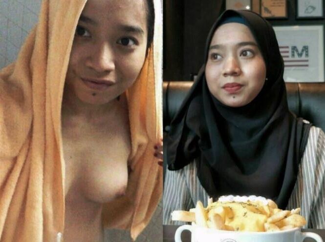 Dressed Undressed Asian Hijab Jilbab Ladies 