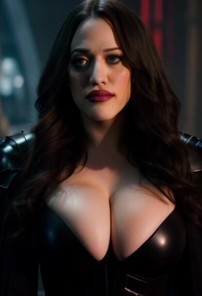 Kat Dennings Darth Star Wars Ai Busty Schauspielerin