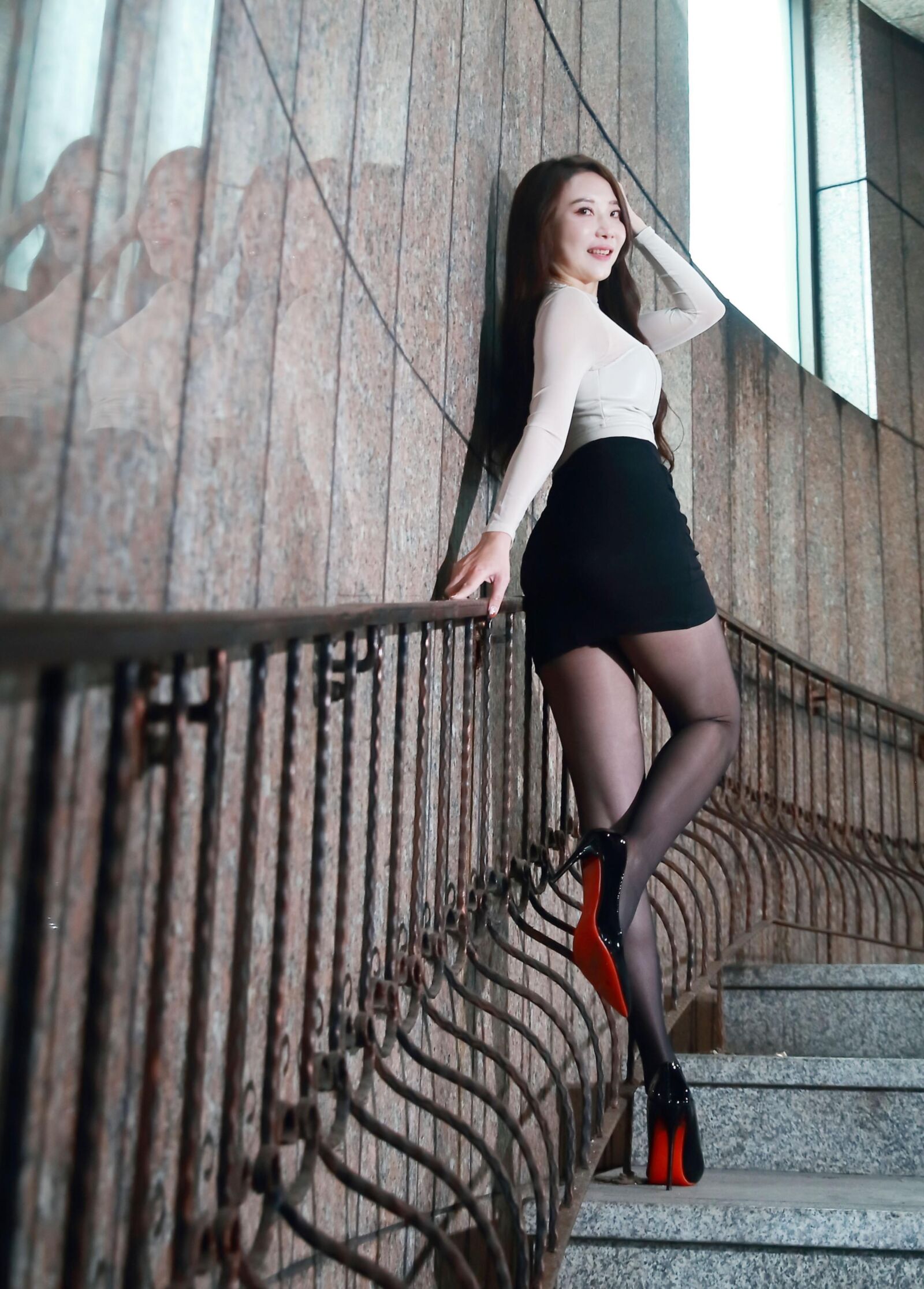 Asiatiques dans les collants