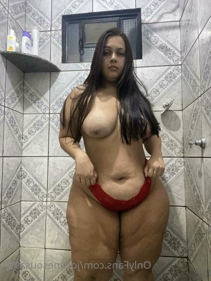 Joeline Huge Ass Beauty Brazilian Tiktoker BBW Girl Mixed Hot Sh