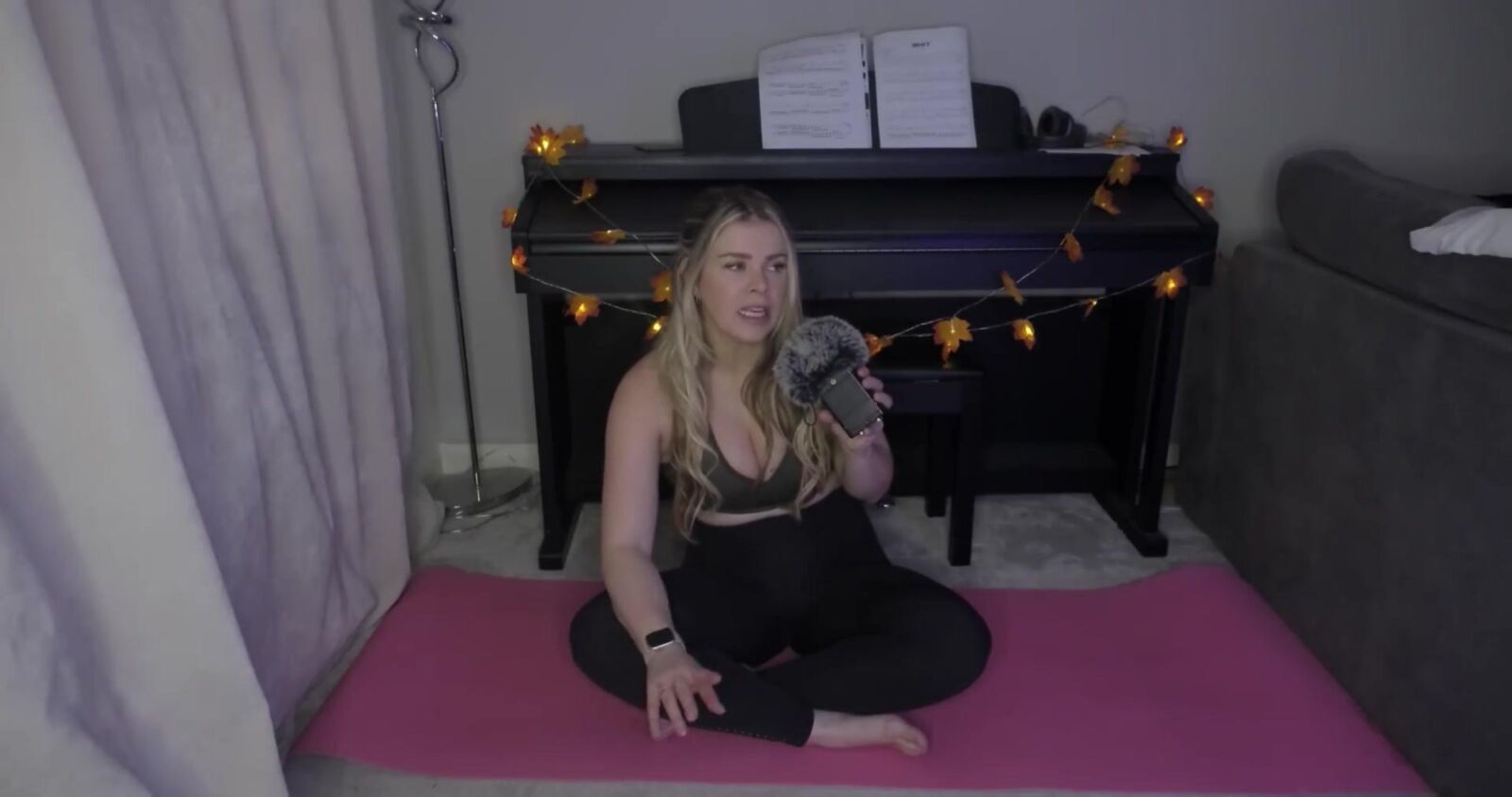 Scottish Murmurs ASMR Indoor Yoga Thicc Pawg Lauren