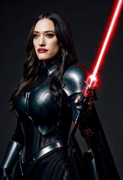 Kat Dennings Darth Star Wars Ai Busty Schauspielerin