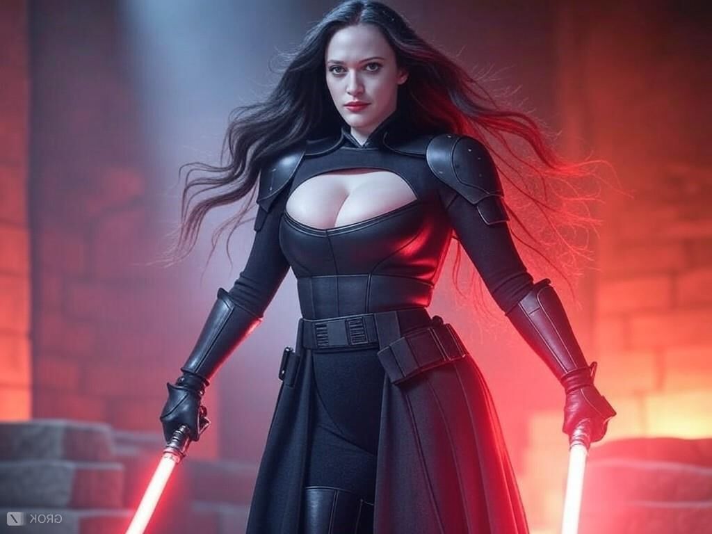 Kat Dennings Darth Star Wars Ai Busty Schauspielerin