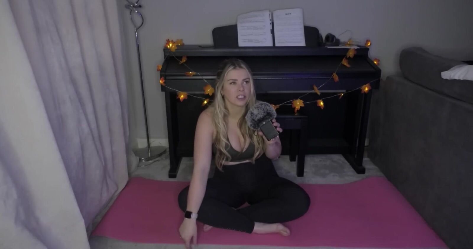 Scottish Murmurs ASMR Indoor Yoga Thicc Pawg Lauren