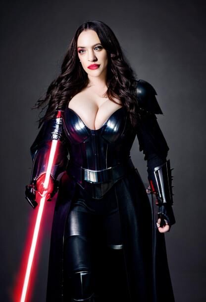 Kat Dennings Darth Star Wars Ai Busty Schauspielerin