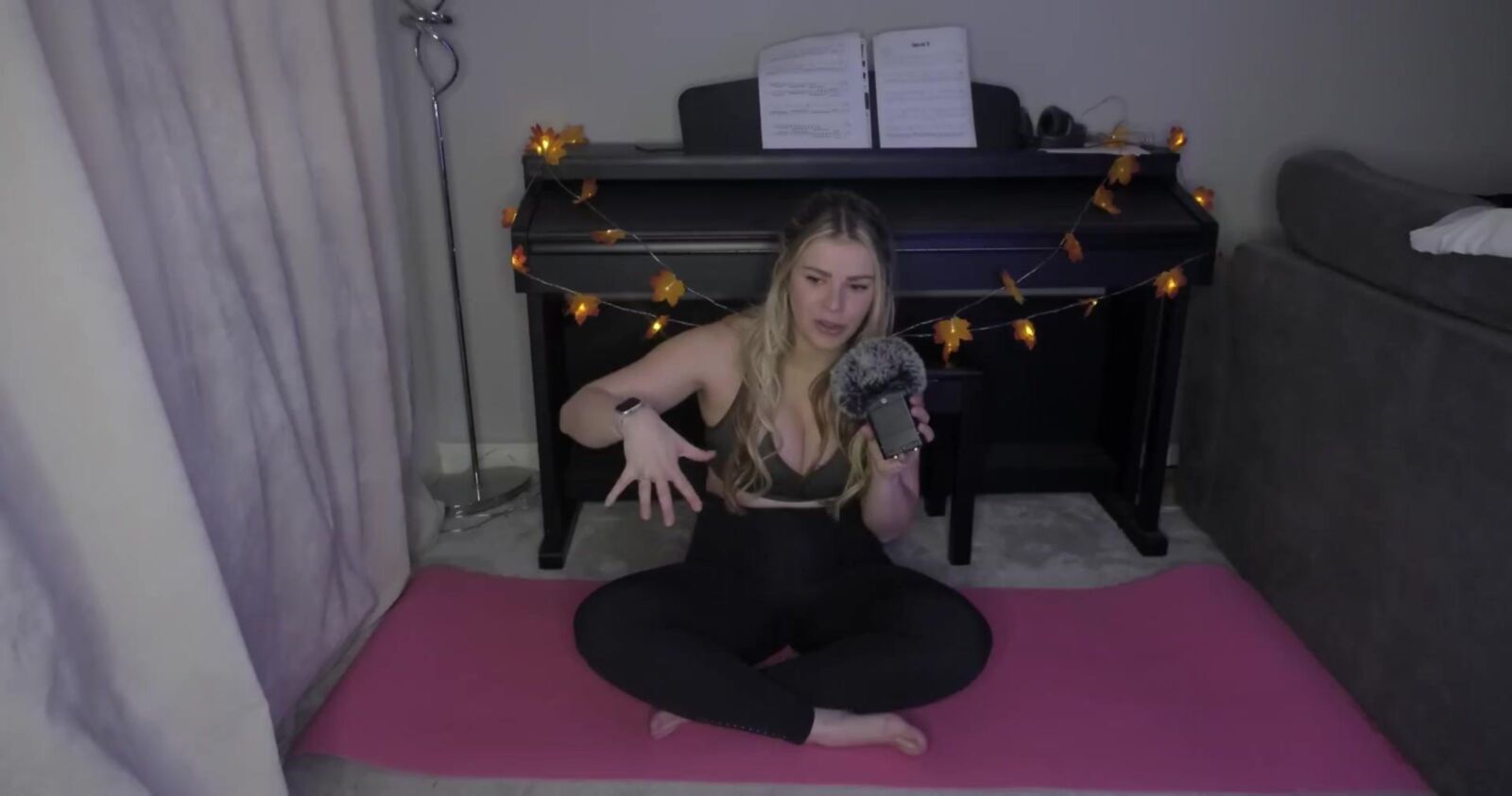 Scottish Murmurs ASMR Indoor Yoga Thicc Pawg Lauren