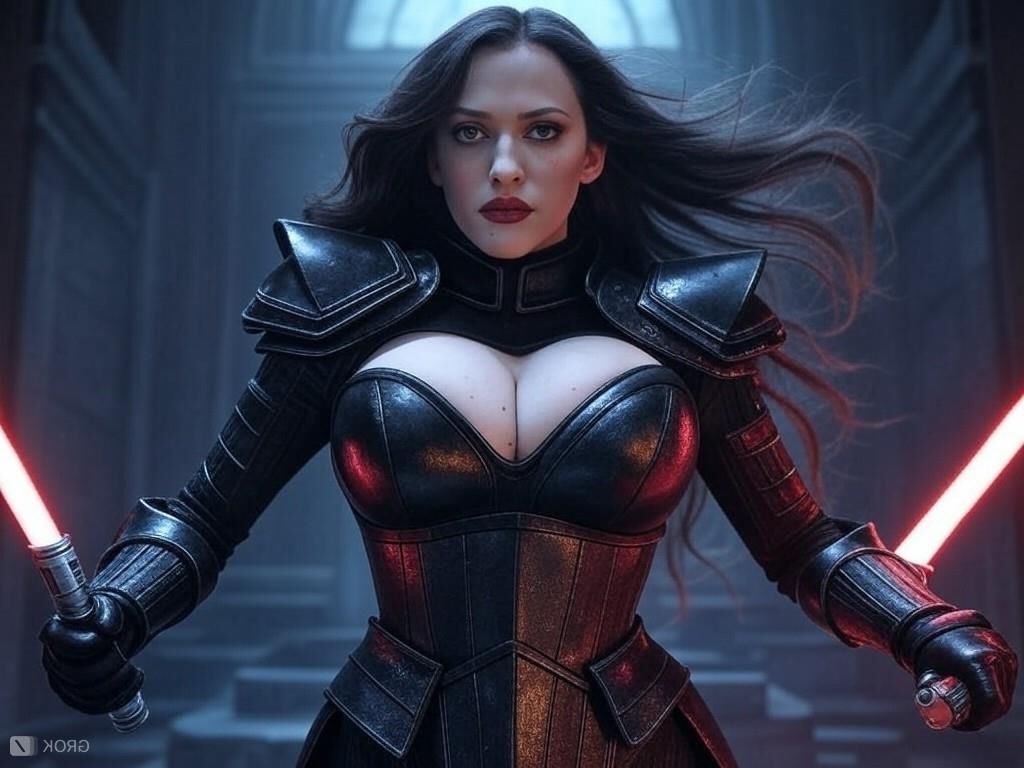 Kat Dennings Darth Star Wars Ai Busty Schauspielerin