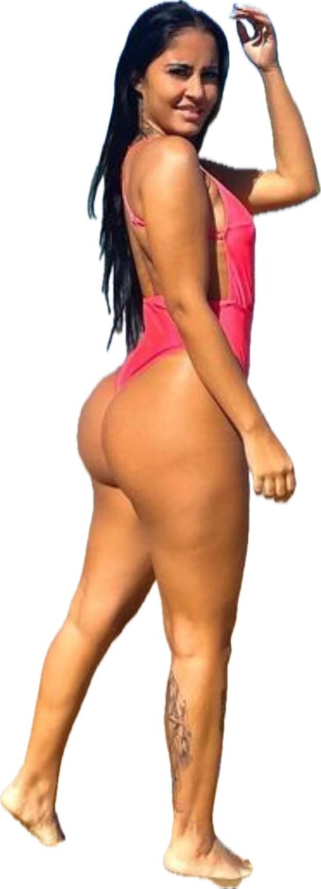 Latina süßer Big Butt Aufkleber