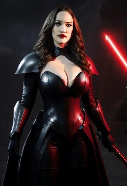 Kat Dennings Darth Star Wars Ai Busty Schauspielerin