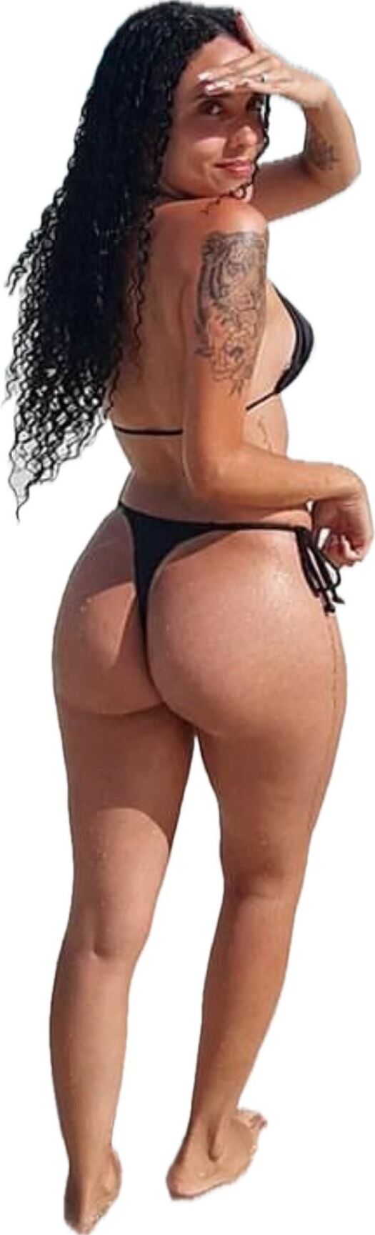 Latina Cute Big Butt Stickers 