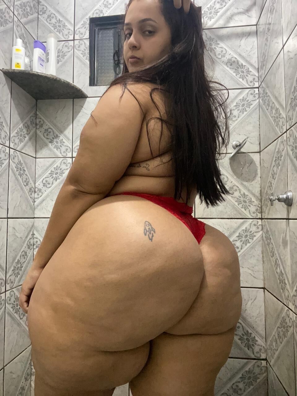 Joeline Huge Ass Beauty Brazilian Tiktoker BBW Girl Mixed Hot Sh