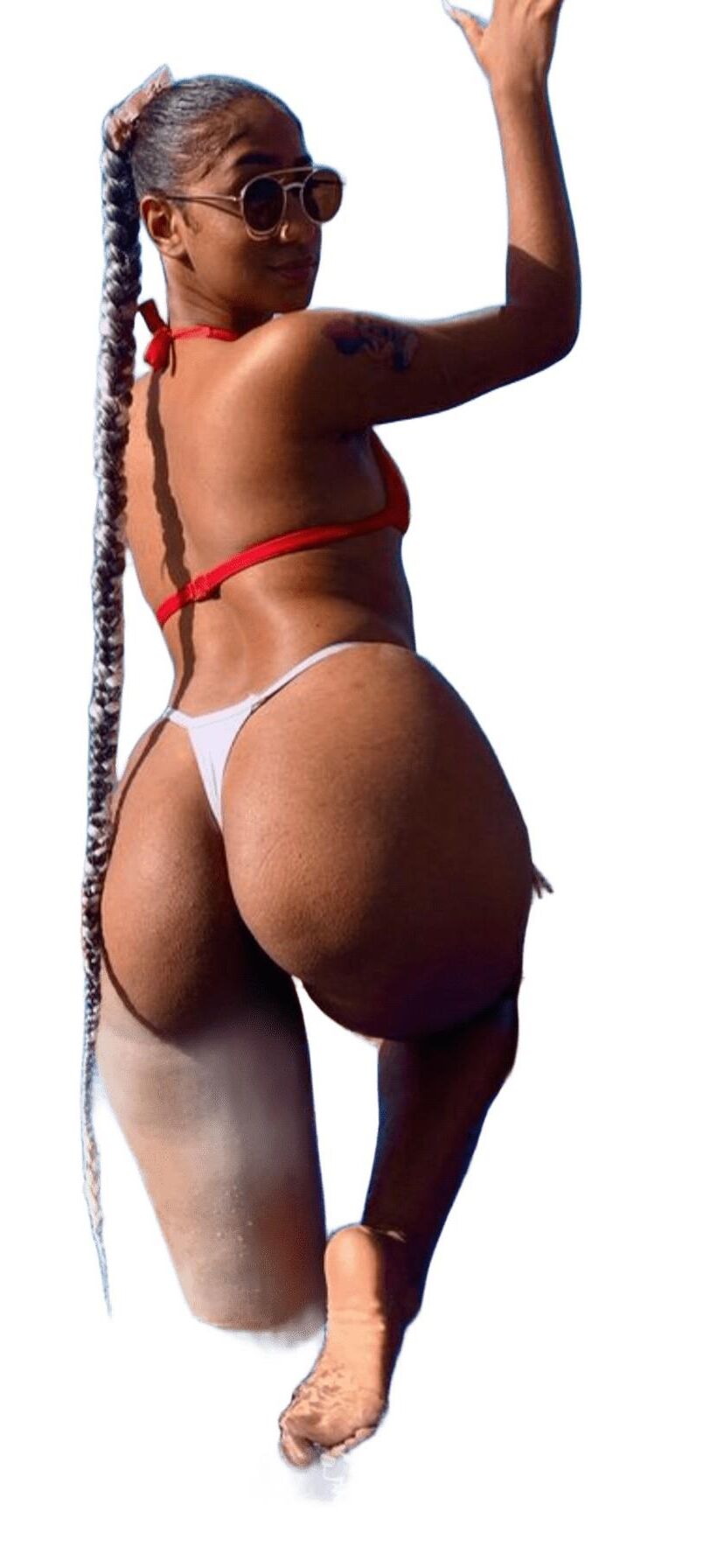 Latina Cute Big Butt Stickers 